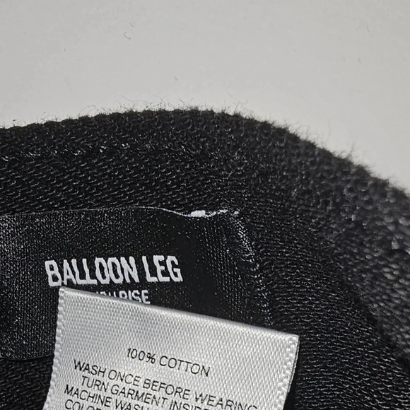 High Waisted Black Balloon Leg Jeans - Picture 4 of 6